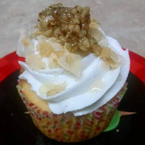 Walnut Baklava Cupcakes
